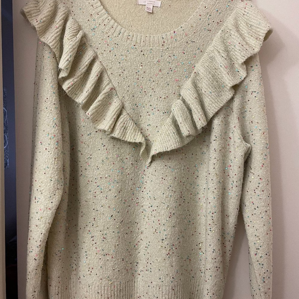 Sparkly sweater by Lauren Conrad